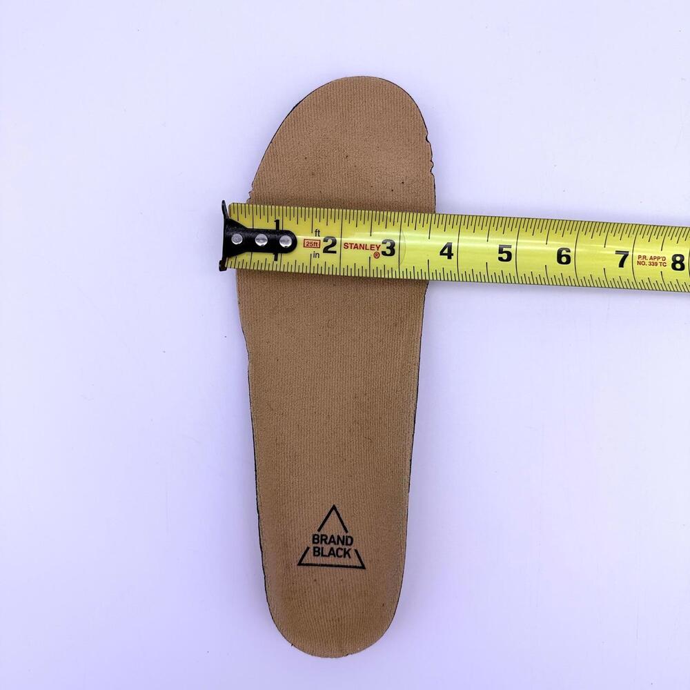 Brand Black Saga Women's 8-8.5 / Men's 6.5 White Vibram Leather Sneakers - Picture 13 of 13